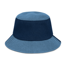 Load image into Gallery viewer, Ankh - Color Block Denim Bucket Hat
