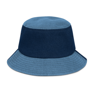 Ankh - Color Block Denim Bucket Hat