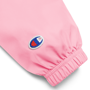 Ankh - PINK Embroidered Champion Packable Jacket