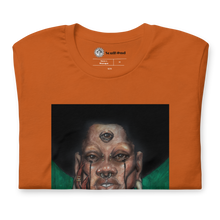 Load image into Gallery viewer, Head Held High (Vibrationally) - BURNT ORANGE Unisex Tee
